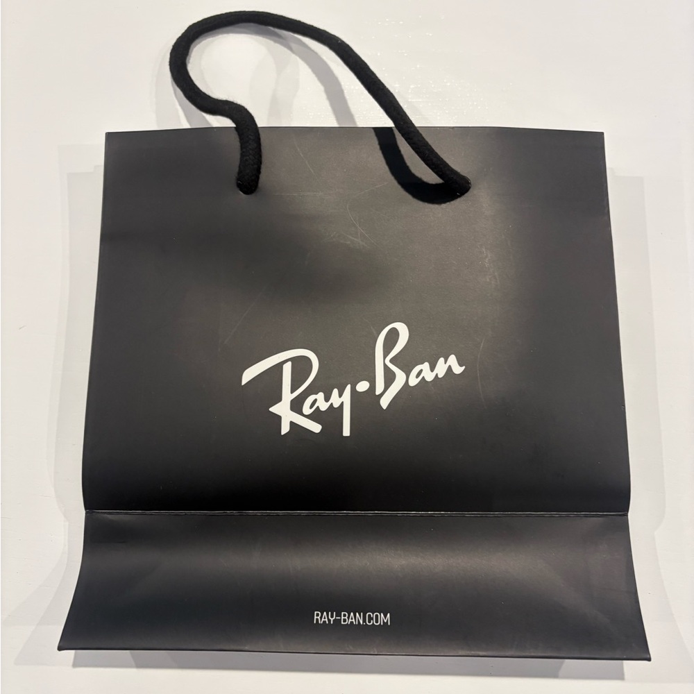 (FREE if bundled with purchase) Ray-Ban paper shopping bag.